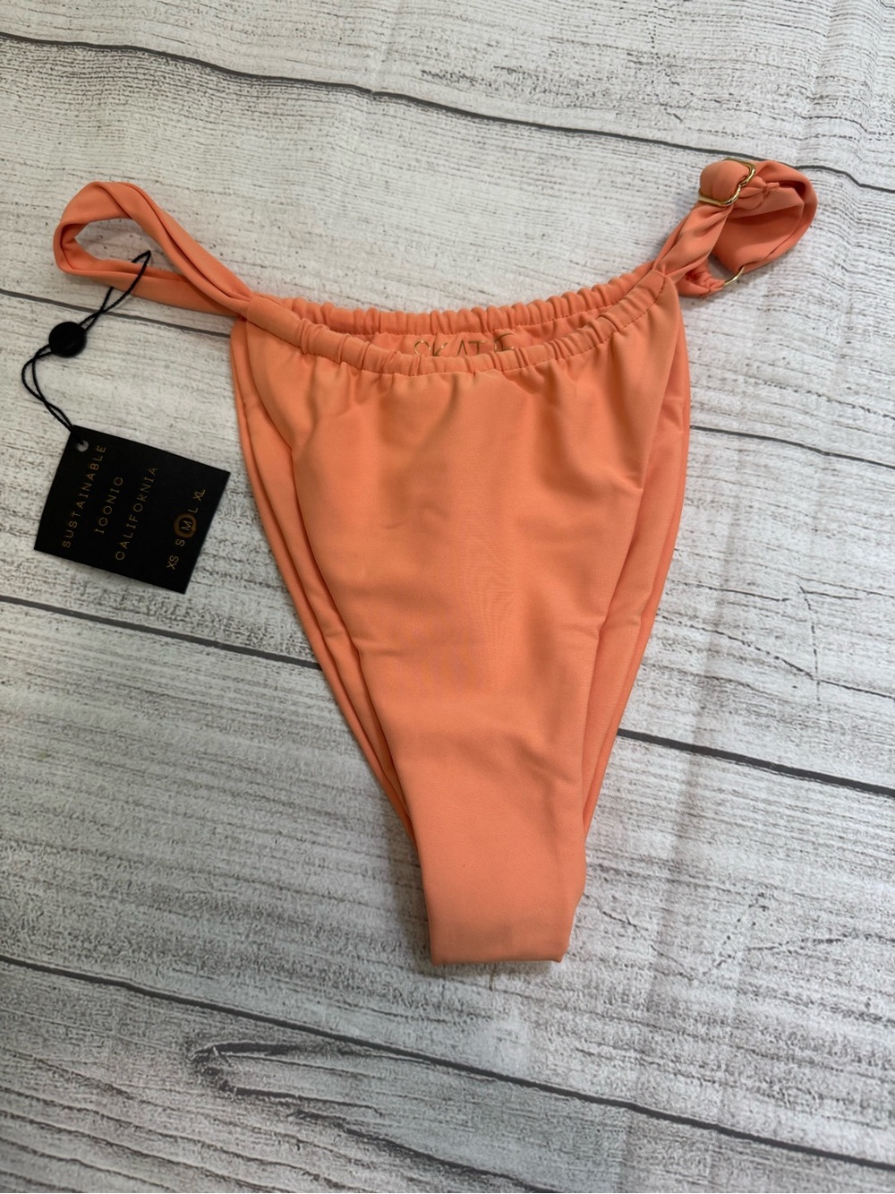 Skatie NWT High Waist Orange Bikini Bottoms
